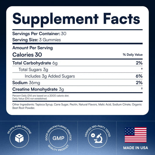 OMNI Creatine Gummy Watermelon Flavor